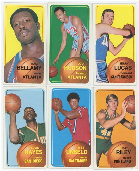 Lot of 118 1970-71 Topps Basketball Cards w/HOF